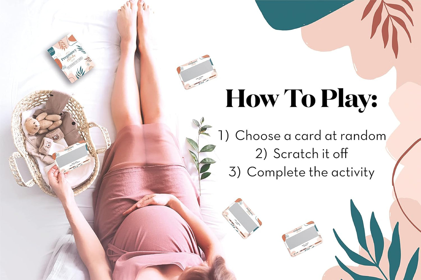 35 Fun Scratch Off Activities to do While Pregnant - Create Everlasting Memories of Your Pregnancy - Unique Gift for Expecting Mom - FB050