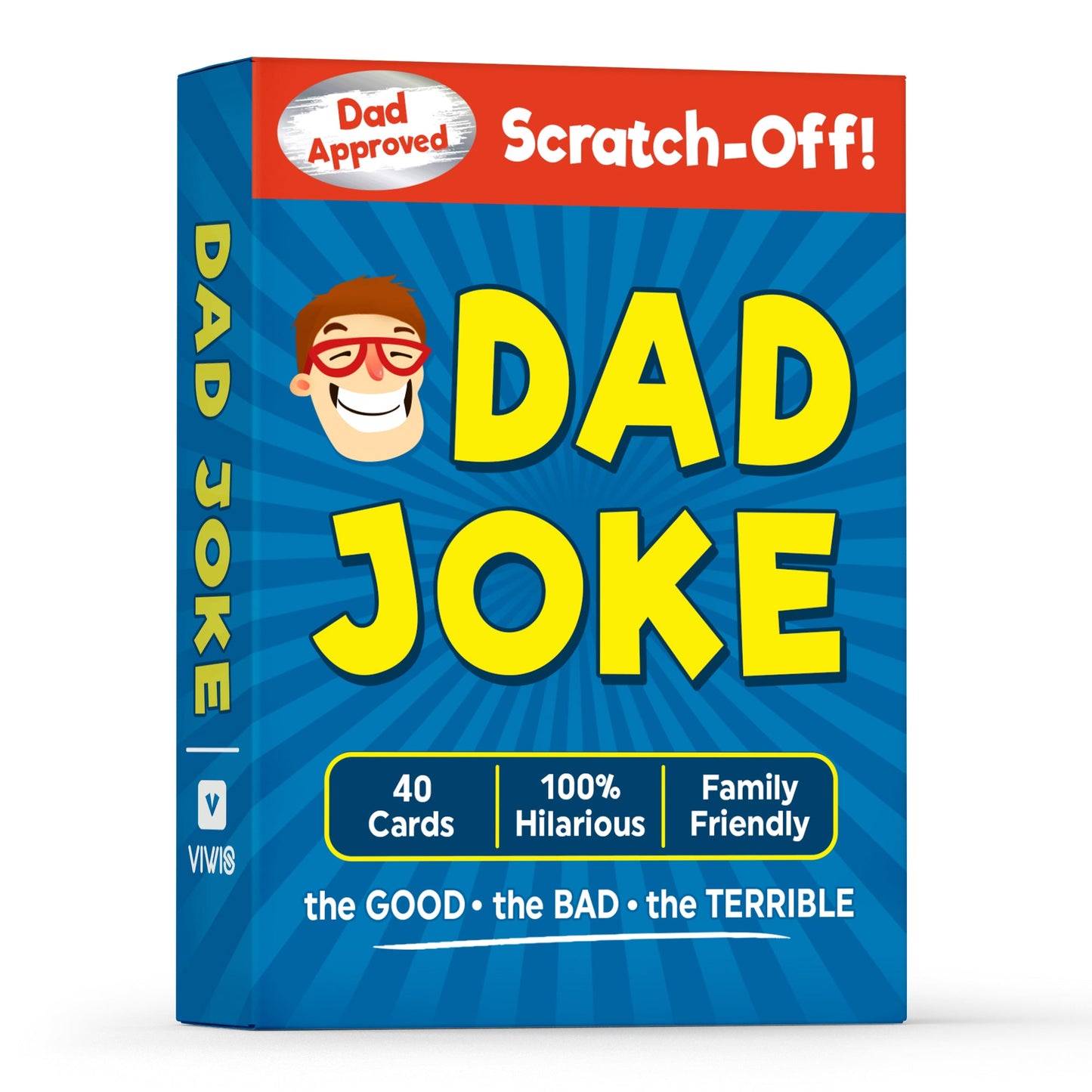 Gifts for Dad - Scratch Off Dad Jokes - Dad Gifts for Fathers Day, Funny Gifts, Dad Birthday Gift, Gifts for Husband, White Elephant Gifts for Adults, Gifts for Men, Cool Stuff - FB060