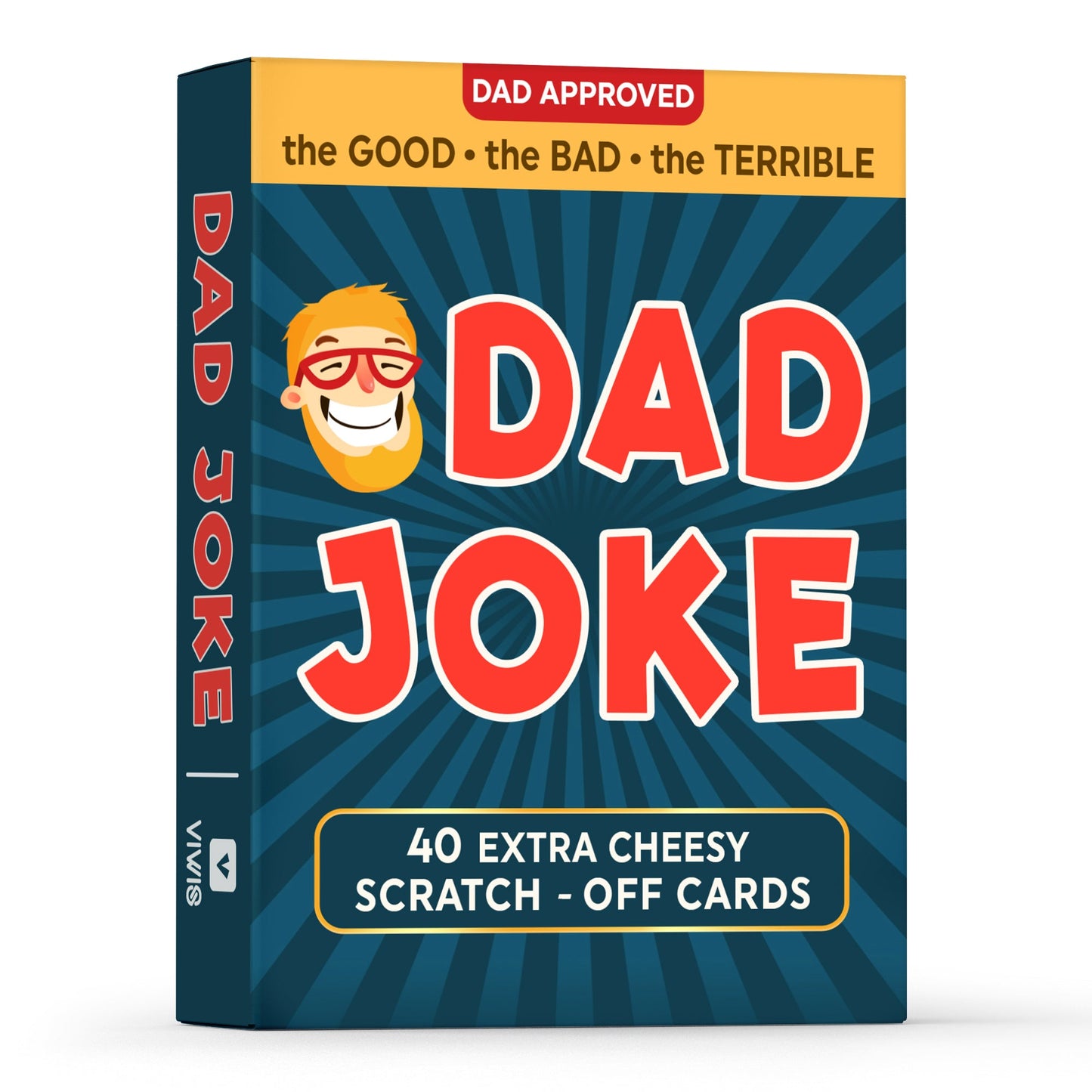 Gifts for Dad - Scratch Off Dad Jokes - Dad Gifts for Fathers Day, Funny Gifts, Dad Birthday Gift, Gifts for Husband, White Elephant Gifts for Adults, Gifts for Men, Cool Stuff - FB061