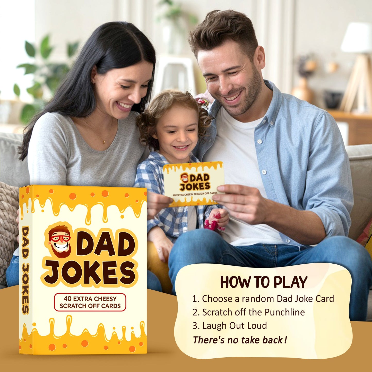 Gifts for Dad - Scratch Off Dad Jokes - Dad Gifts for Fathers Day, Funny Gifts, Dad Birthday Gift, Gifts for Husband, White Elephant Gifts for Adults, Gifts for Men, Cool Stuff - FB059