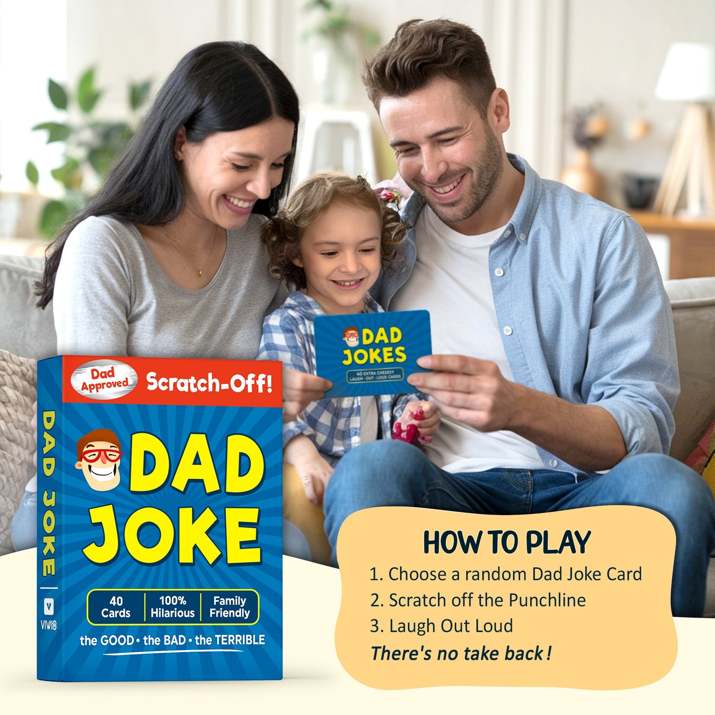 Gifts for Dad - Scratch Off Dad Jokes - Dad Gifts for Fathers Day, Funny Gifts, Dad Birthday Gift, Gifts for Husband, White Elephant Gifts for Adults, Gifts for Men, Cool Stuff - FB060