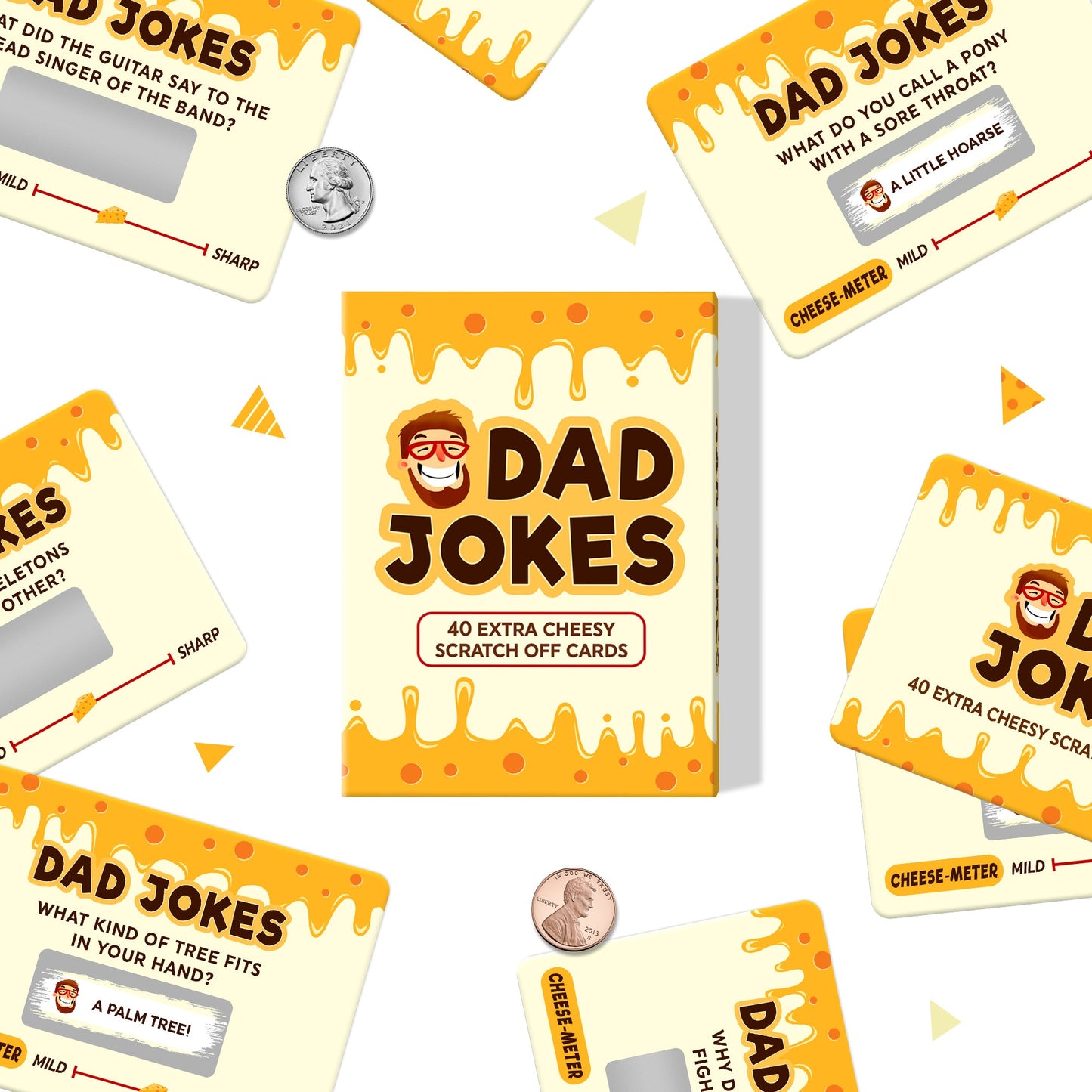 Gifts for Dad - Scratch Off Dad Jokes - Dad Gifts for Fathers Day, Funny Gifts, Dad Birthday Gift, Gifts for Husband, White Elephant Gifts for Adults, Gifts for Men, Cool Stuff - FB059