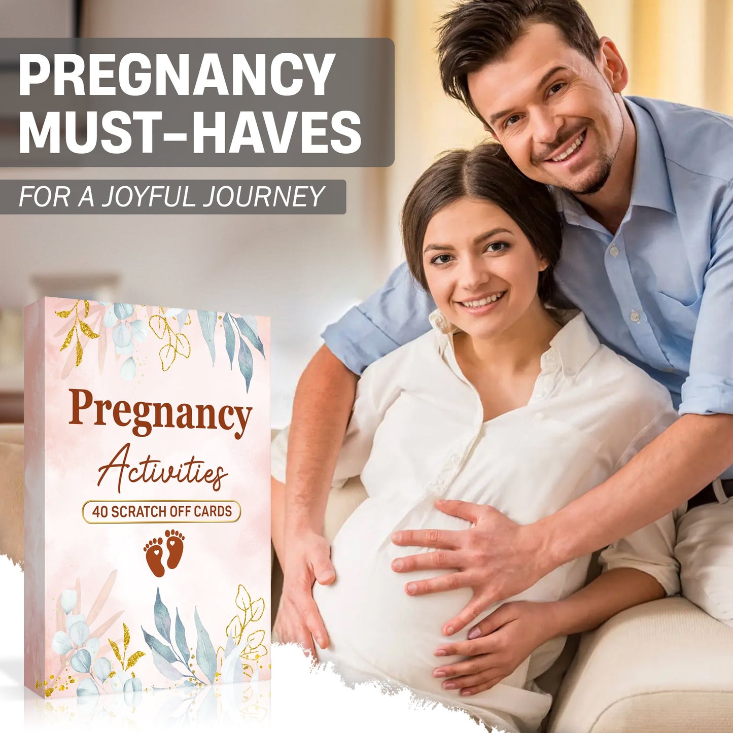 40 Fun Scratch Off Activities to do While Pregnant - Create Everlasting Memories of Your Pregnancy - Unique Gift for Expecting Mom - FB053