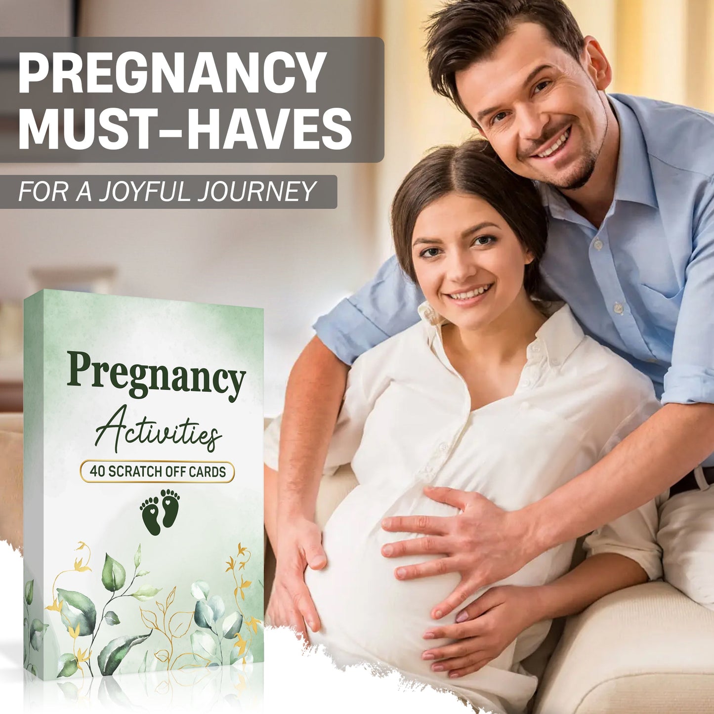 40 Fun Scratch Off Activities to do While Pregnant - Create Everlasting Memories of Your Pregnancy - Unique Gift for Expecting Mom - FB052