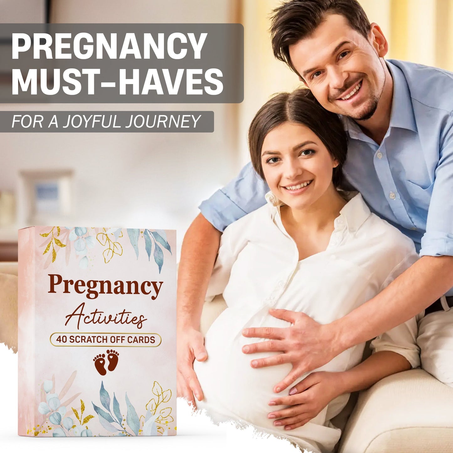 40 Fun Scratch Off Activities to do While Pregnant - Create Everlasting Memories of Your Pregnancy - Unique Gift for Expecting Mom - FB054