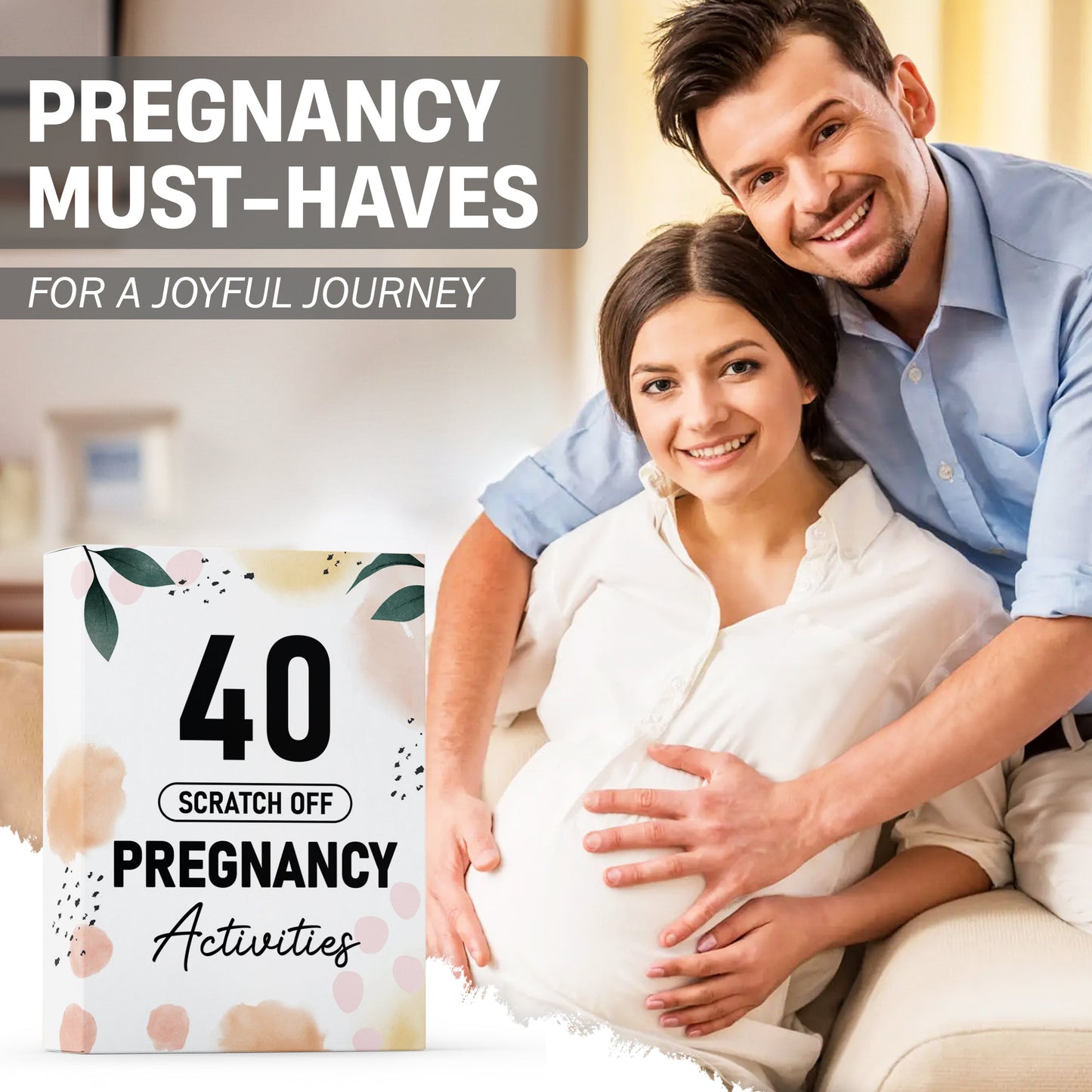 40 Fun Scratch Off Activities to do While Pregnant - Create Everlasting Memories of Your Pregnancy - Unique Gift for Expecting Mom - FB056
