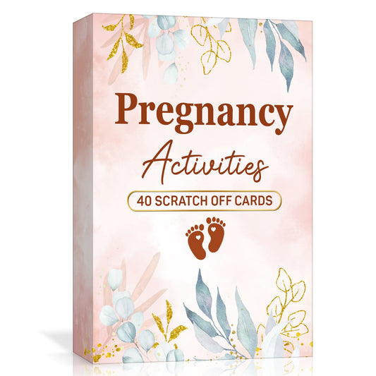 40 Fun Scratch Off Activities to do While Pregnant - Create Everlasting Memories of Your Pregnancy - Unique Gift for Expecting Mom - FB053