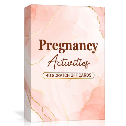 40 Fun Scratch Off Activities to do While Pregnant - Create Everlasting Memories of Your Pregnancy - Unique Gift for Expecting Mom - FB051