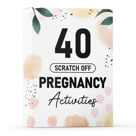 40 Fun Scratch Off Activities to do While Pregnant - Create Everlasting Memories of Your Pregnancy - Unique Gift for Expecting Mom - FB056