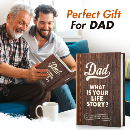 Dad, What Is Your Life Story? A Father’s Guided Journal To Share His Life & His Love  - FB082