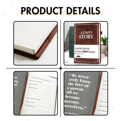 Dad, What Is Your Life Story? A Father’s Guided Journal To Share His Life & His Love  - FB081