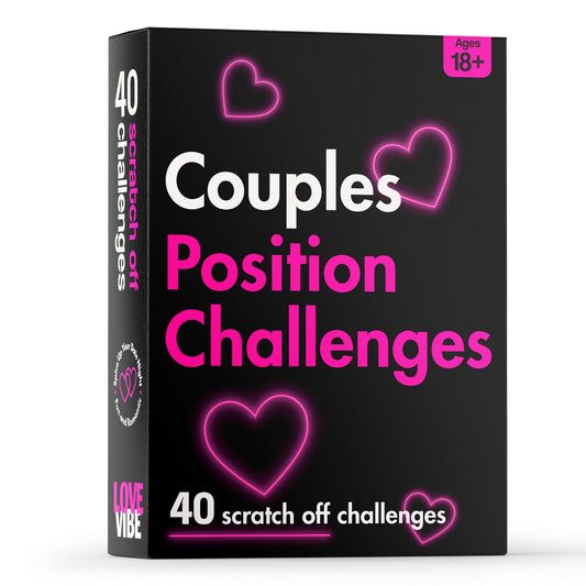 Date Night Scratch Card - Position Challenges - Gift for Him, Xmas Gift for Him, Scratch Card, Anniversary Gift, Birthday Gift for Him, Gift for boyfriend - FB068